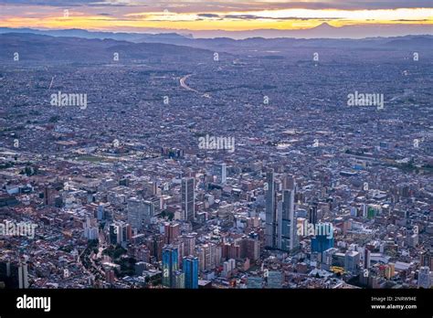 Skyline, downtown, Bogota, Colombia Stock Photo - Alamy