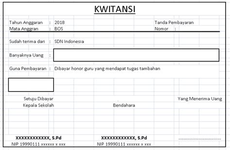 Download Gambar Background Kwitansi Cara Membuat Desain Kwitansi Nota ...