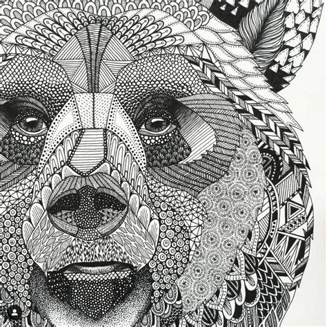 49 Zentangle Animals: Inspiration to Get Started Tangling in 2022 | Zentangle drawings ...