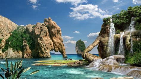 3D Landscape Wallpaper - WallpaperSafari