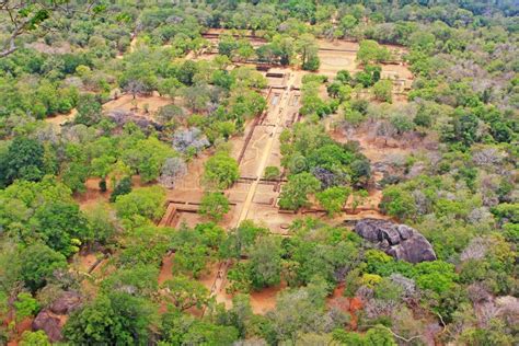 Sigiriya Water Garden - Sri Lanka UNESCO World Heritage Stock Image - Image of ruins, garden ...