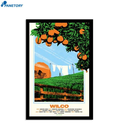 Wilco Tour August 2023 Poster 2024