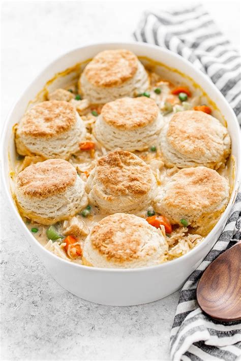 Chicken Pot Pie with Biscuits | Good Life Eats