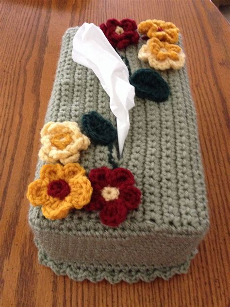 Crocheted tissue box cover for my mom's upcoming bday | Crochet patterns, Sewing embroidery ...