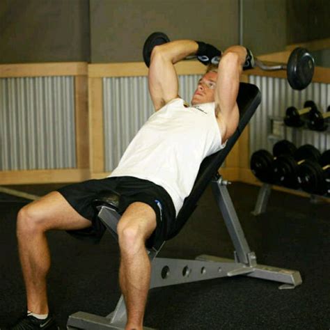 Incline Barbell Triceps Extension by Cliff Fettner - Exercise How-to ...