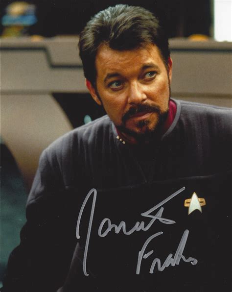 Jonathan Frakes Star Trek TNG signed 8x10 photo B - Fanboy Expo Store