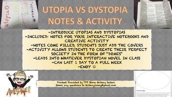 Utopia and Dystopia Settings | Compare, contrast, How to find out, Vocabulary