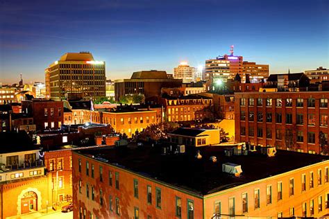 Portland Maine Skyline Pic Stock Photos, Pictures & Royalty-Free Images ...