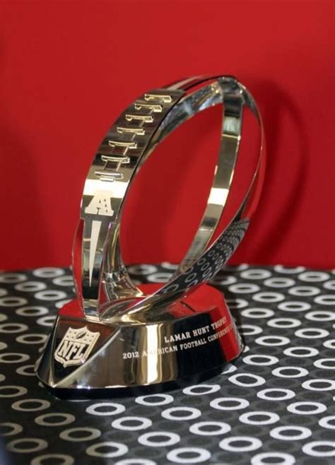 The AFC Championship Trophy is the Lamar Hunt trophy. # ...