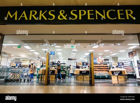 Marks and Spencer store front Stock Photo - Alamy