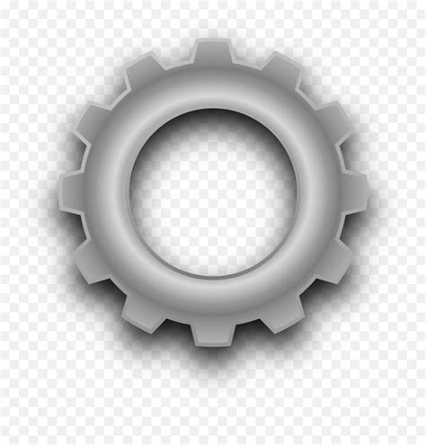 Gear Clipart Cogwheel Gear Cogwheel Transparent Free For - Solid Emoji ...