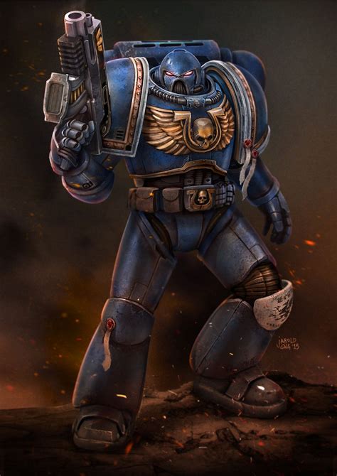 Ultramarine Fan Art, jarold Sng | Warhammer 40k, Warhammer, Warhammer art