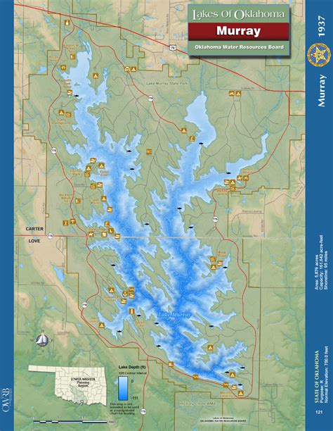 26 fantastic Lake Murray Oklahoma Map – swimnova.com