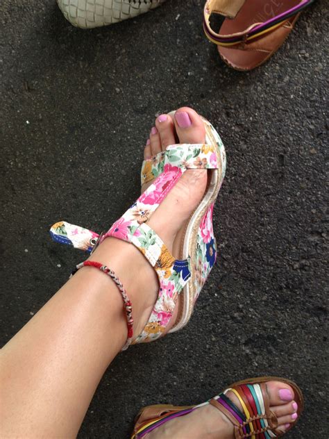 Floral wedges 😍 | Floral wedges, Womens flip flop, Shoes