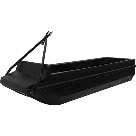 Snowmobile Sled With Hitch (80" x 23" x 14 1/2")
