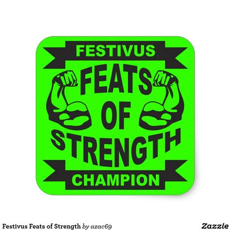 Festivus Feats Of Strength / Feats of strength for the rest of us! - All Red Mania