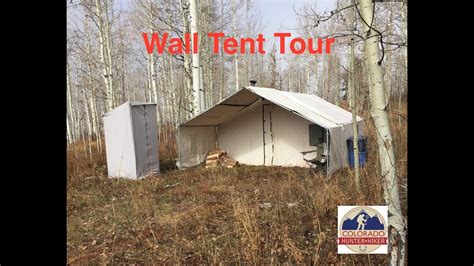 Wall Tent Tour - Deer Elk Hunting Camp Setup - Davis Tent - Get All Camping