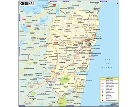 Buy Chennai City Map