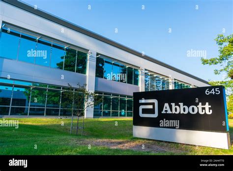 Abbott Laboratories sign near company office in Silicon Valley. Abbott Laboratories is an ...