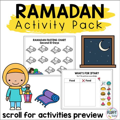 Ramadan Activities for Preschool : Easy to Use - FluffyTots