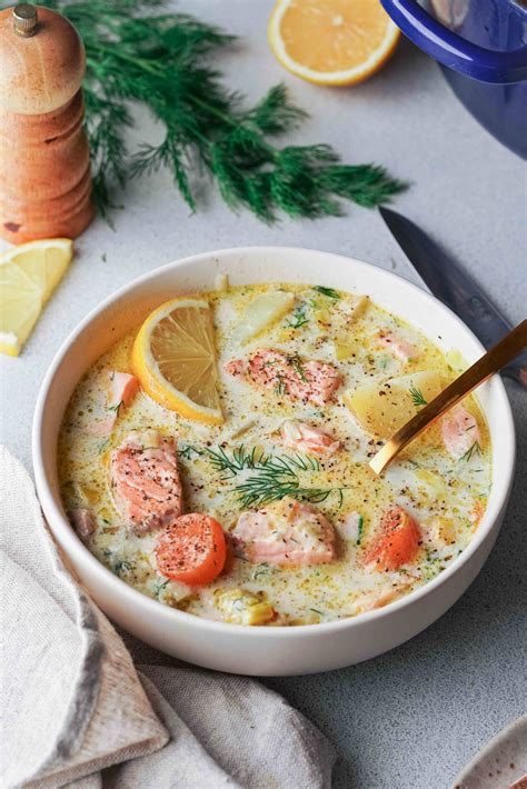 Finnish Salmon Soup (Lohikeitto) | La Cuisine de Géraldine