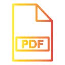 PDF File Generic Outline Color icon