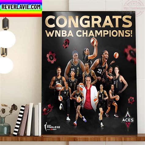 Congrats Las Vegas Aces Are The 2022 WNBA Champions Home Decor Poster Canvas - REVER LAVIE