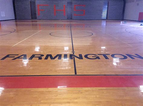 Farmington School Gym Floor | Pioneermillworks