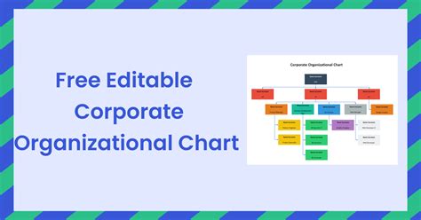 Free Editable Corporate Organizational Chart Examples | EdrawMax Online