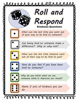 Roll and Respond Icebreakers by Carol Miller - Counseling Essentials