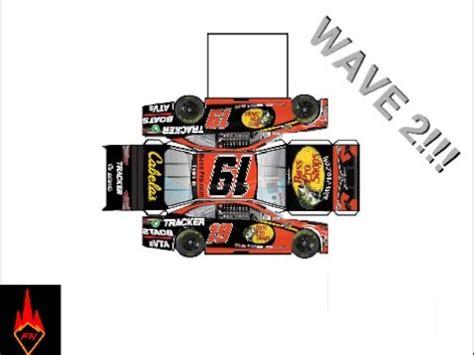 Nascar Papercraft