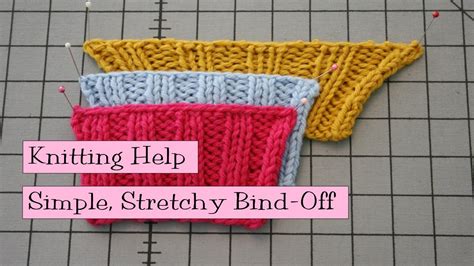 Simple Stretchy Bind Off - YouTube