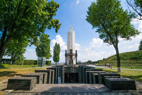 Memorial To the Holodomor Victims in Kiev, Ukraine Editorial Stock ...