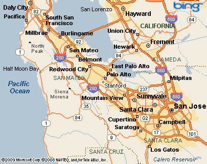 Stanford, California Area Map & More