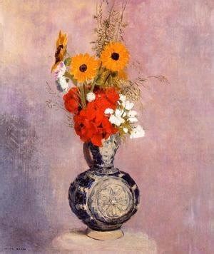 Odilon Redon Bouquet Of Flowers Painting Reproduction | odilon-redon.org