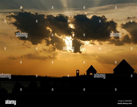 Sunset over Horseshoe Bay, Texas Stock Photo - Alamy