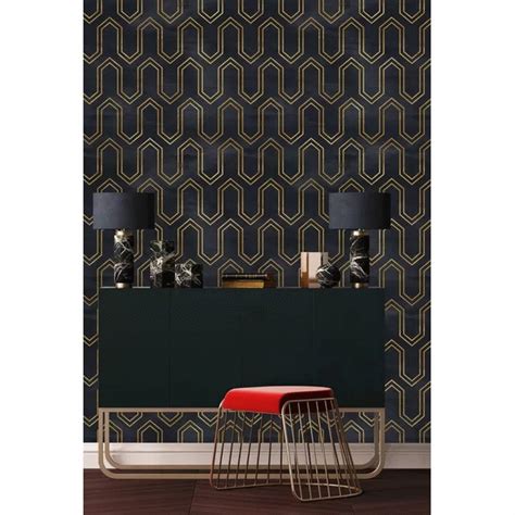 Removable Wallpaper Peel and Stick Geometric Wallpaper | Etsy | Wallpaper living room, Home ...