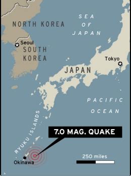 7.0 Earthquake Hits Near Okinawa, Japan (Tsunami Warning) - JerryJeans.com