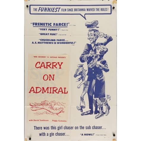 Carry On Admiral one sheet movie poster - illustraction Gallery