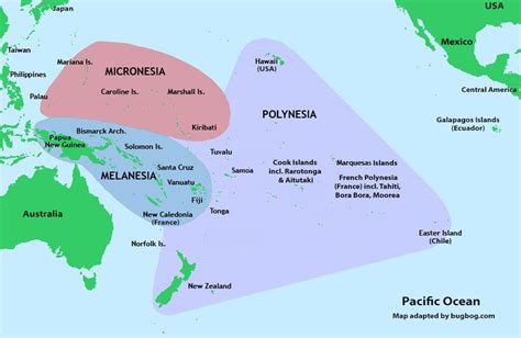 French Polynesia Map, South Pacific | Polinésia francesa, Polinesia ...