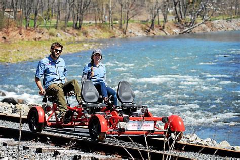 Rail Explorers attraction begins rail-bike pedaling rides between ...