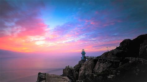 Lighthouse Sunset Image - ID: 198589 - Image Abyss