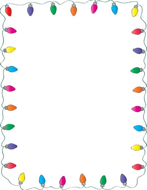 transparent christmas lights border clipart - Google Search | Christmas lights clipart ...