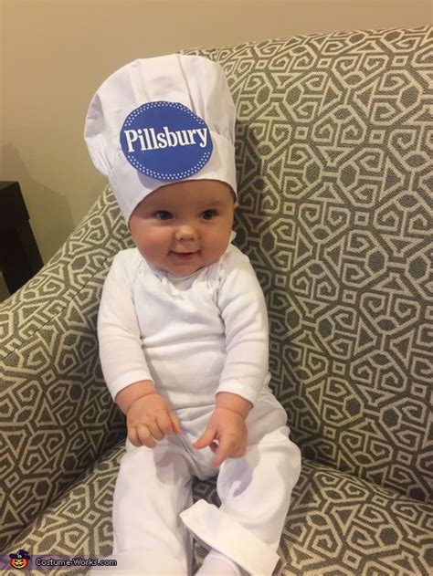 Cute Baby Pillsbury Doughboy Costume | No-Sew DIY Costumes