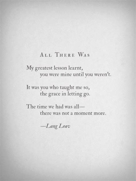 All There Was~ Lang Leav (With images) | Lang leav quotes, Quotes, Lang ...