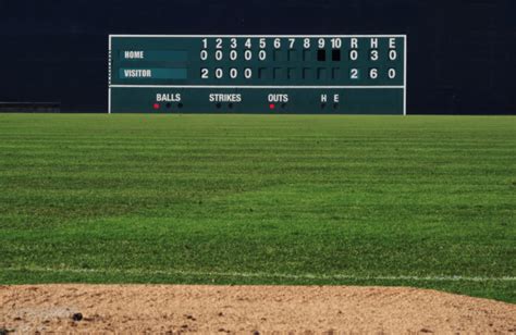 Beginner’s Guide: How to Read a Baseball Scoreboard – Baseball Training World