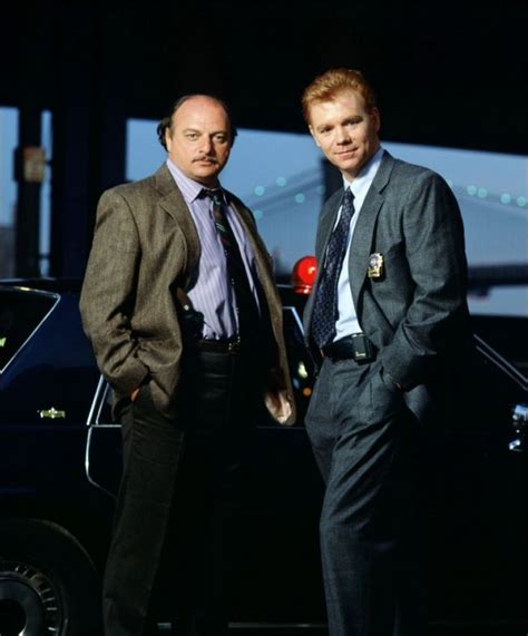 NYPD Blue (1993-2005) - Detective Andy Sipowicz (Dennis Franz) and Detective John Kelly (David ...