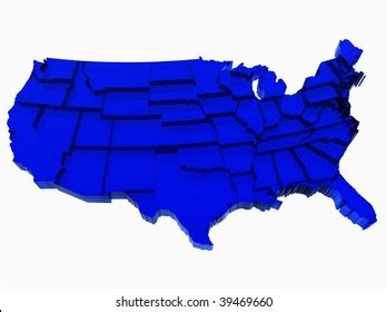 Usa Map Stock Illustration 39469660 | Shutterstock