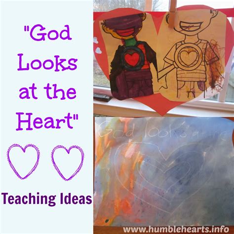 "God Looks at the Heart" Teaching Ideas | Humble Hearts