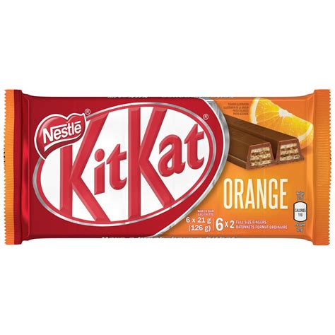 NESTLÉ KITKAT Orange Wafer Bar | Walmart Canada in 2021 | Chocolate orange, Kit kat flavors ...